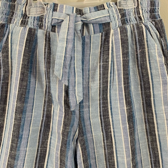 Girls Justice Striped Pants | Blue & White | Size 10 | NWT - Picture 2 of 9